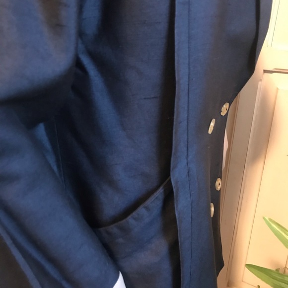 Black silk blazer with embellishments - Picture 5 of 8